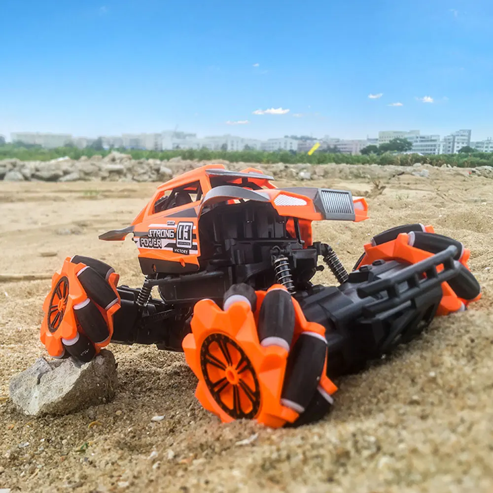 1:16 4WD радиоуправляемая Игрушечная машина 2,4G беспроводной контроль Дрифт альпинистский трюк rc автомобиль с колесом Mecanum горизонтальный дрейф внедорожный свет музыка