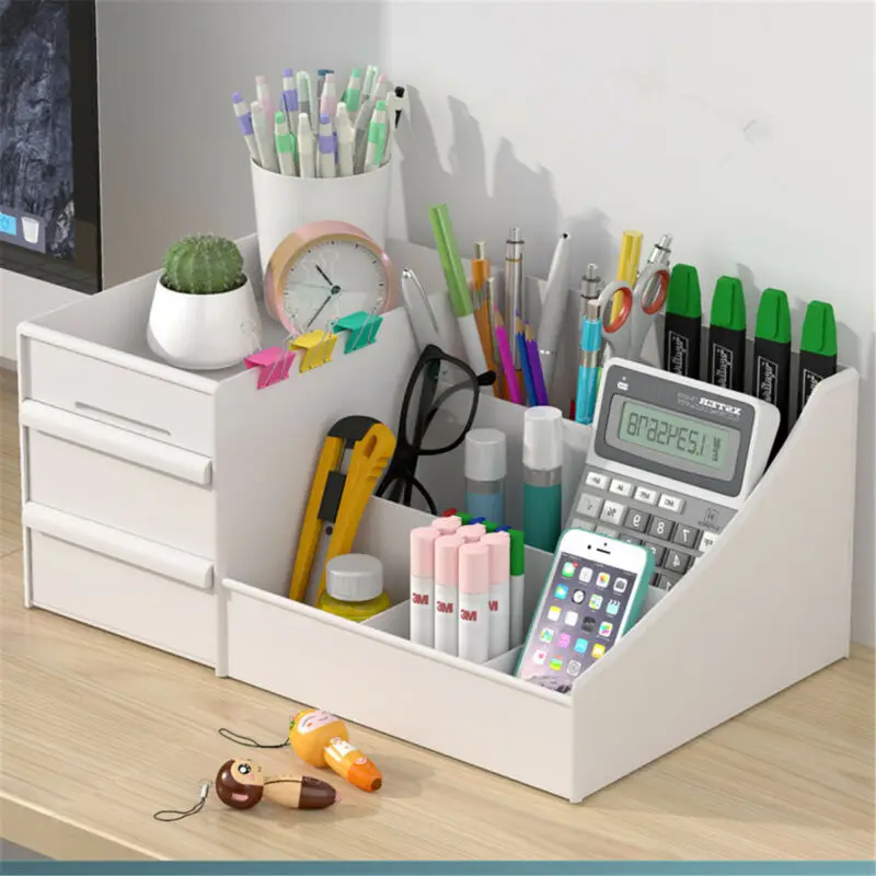 Plastic Cosmetic Drawer Makeup Organizer Storage Box Container Nail Casket Holder Desktop Sundry Case | Дом и сад