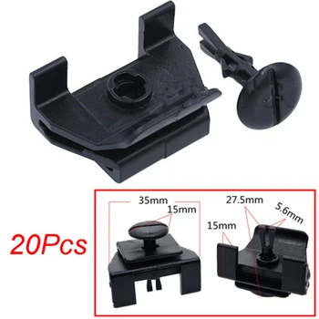 

20 Sets Of Front Fender Bumper Cover Clips Pin Kit Car Accessory For Toyota Lexus 53879-58010 47749-58010