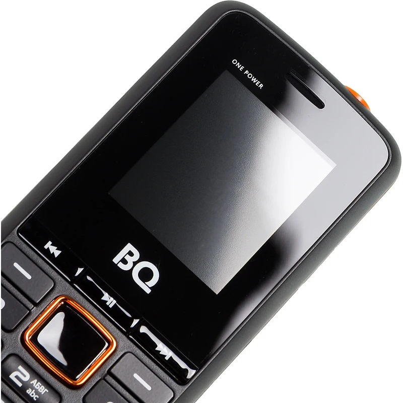 Мобильный телефон BQ One Power 1846 32Mb черный/оранжевый 2Sim 1.77" TN 128x160 0.3Mpix