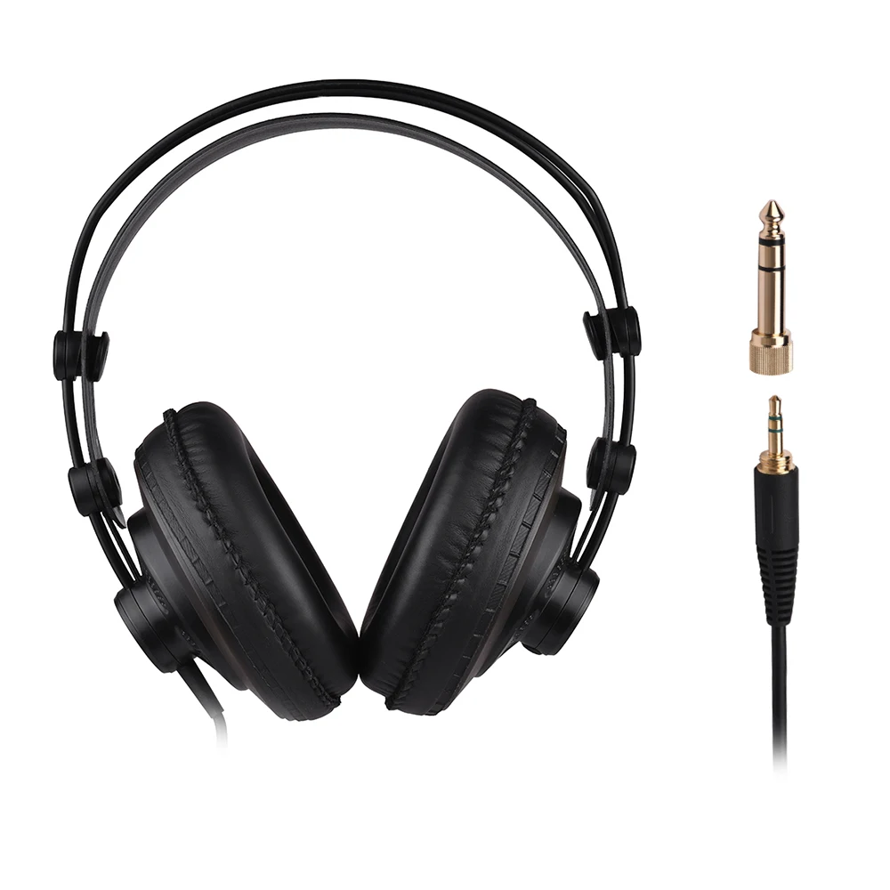 

SR850 Professional Studio Reference Monitor Headphone Dynamic Semi-Open-Back HIFI Stereo Headset 50MM for Recording