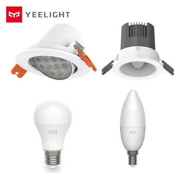 

Yeelight Smart Light Set Bluetooth Mesh Edition Bulb Lamp Downlight Spotlight Candle Lamp Smart Home Work With Mijia APP