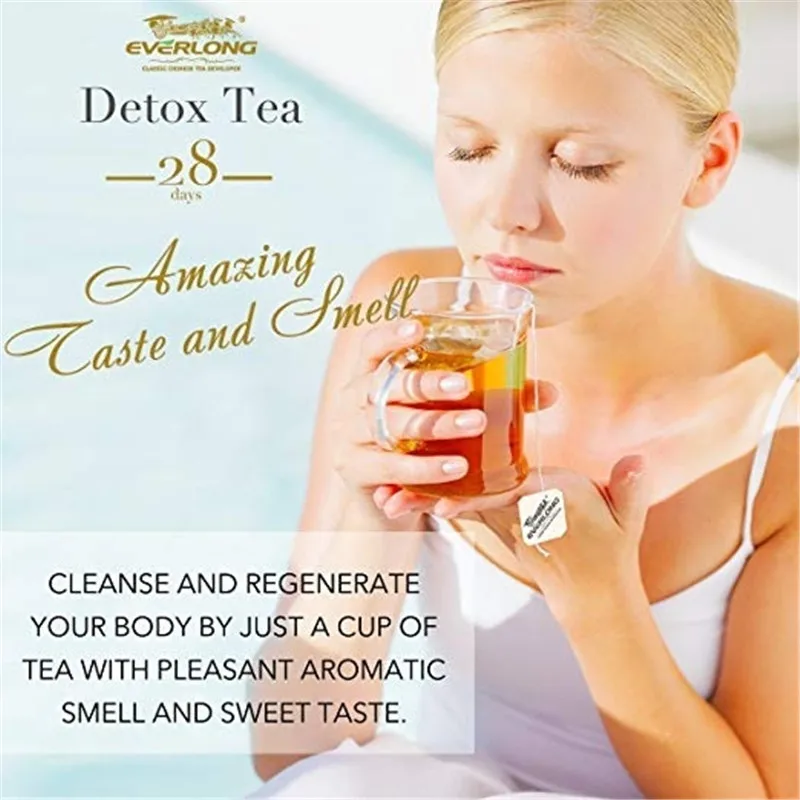 28 дней вечерний и утренний детоксикационный чай Сжигание жира толстой кишки очищает плоский живот естественный баланс ускоренная потеря веса продукты