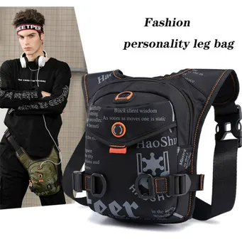 

Nylon Men Travel Waist Bag Thigh Sports Chest Pack Multifunctional Waterproof Portable Riding Outdoor Adjustable Storage Bag