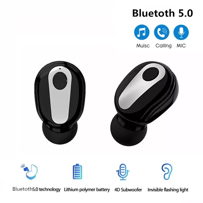 Bluetooth-наушники S9 Mini 5 0 Спортивная игровая гарнитура с микрофоном беспроводные