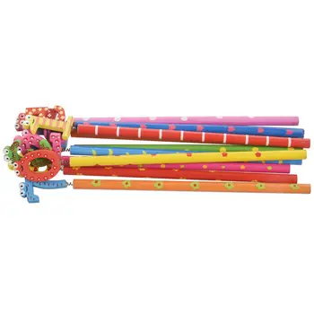 

10pcs Cute Wooden Number 0-9 Pencils For Kids---Ran Pattern