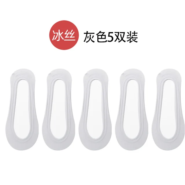 lace socks Invisible Women's summer Anti-slip Short Cotton cute 5 pairs fashion Ankle woman 2021 trends sexy transparent socks 11