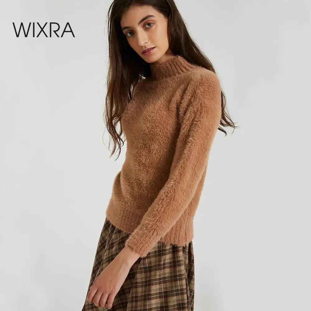 Wixra Женские повседневные кофты с длинным рукавом свитшот толстовка база базовая