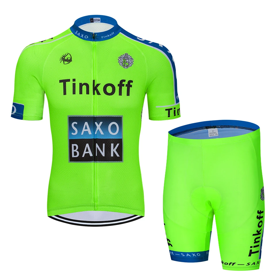 Tinkoff велосипедная команда Джерси 9D велосипедные шорты набор Ropa Ciclismo мужские летние быстросохнущие профессиональные велосипедные Майо брюки одежда - Цвет: 3