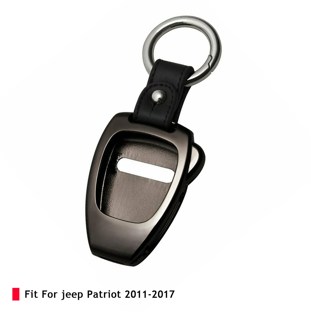 

Aluminium Alloy Smart Key Cover Fob Case Shell For Chrysler 300 Patriot/Wrangler 08-17 Car Key Shell Wallet key holder Protector