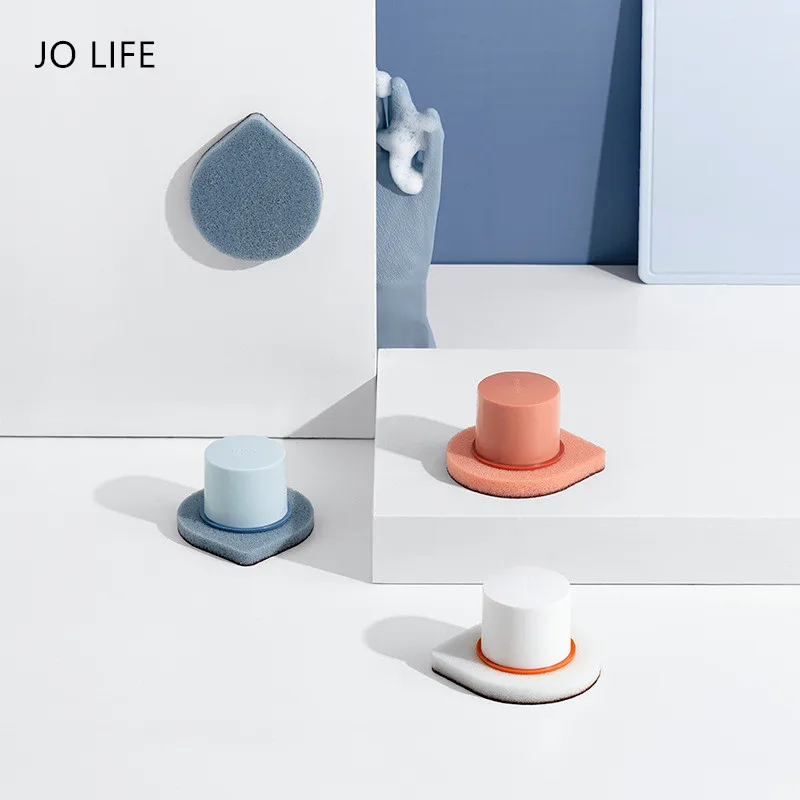 Многофункциональная Чистящая губка JO LIFE с ручкой щетка кухонные гаджеты