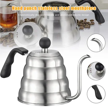 

Stainless Steel Pour Over Coffee Kettle Tea Kettle Gooseneck Coffee Kettle for Drip Coffee and Tea Dropshipping FAS