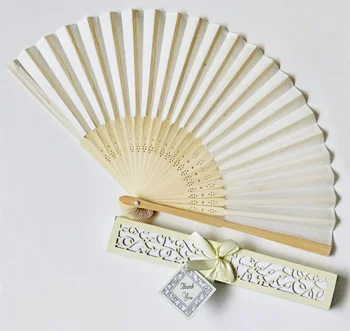 

Wedding Favors Silk like Elegant Ivory Box Ivory Clothing Fans