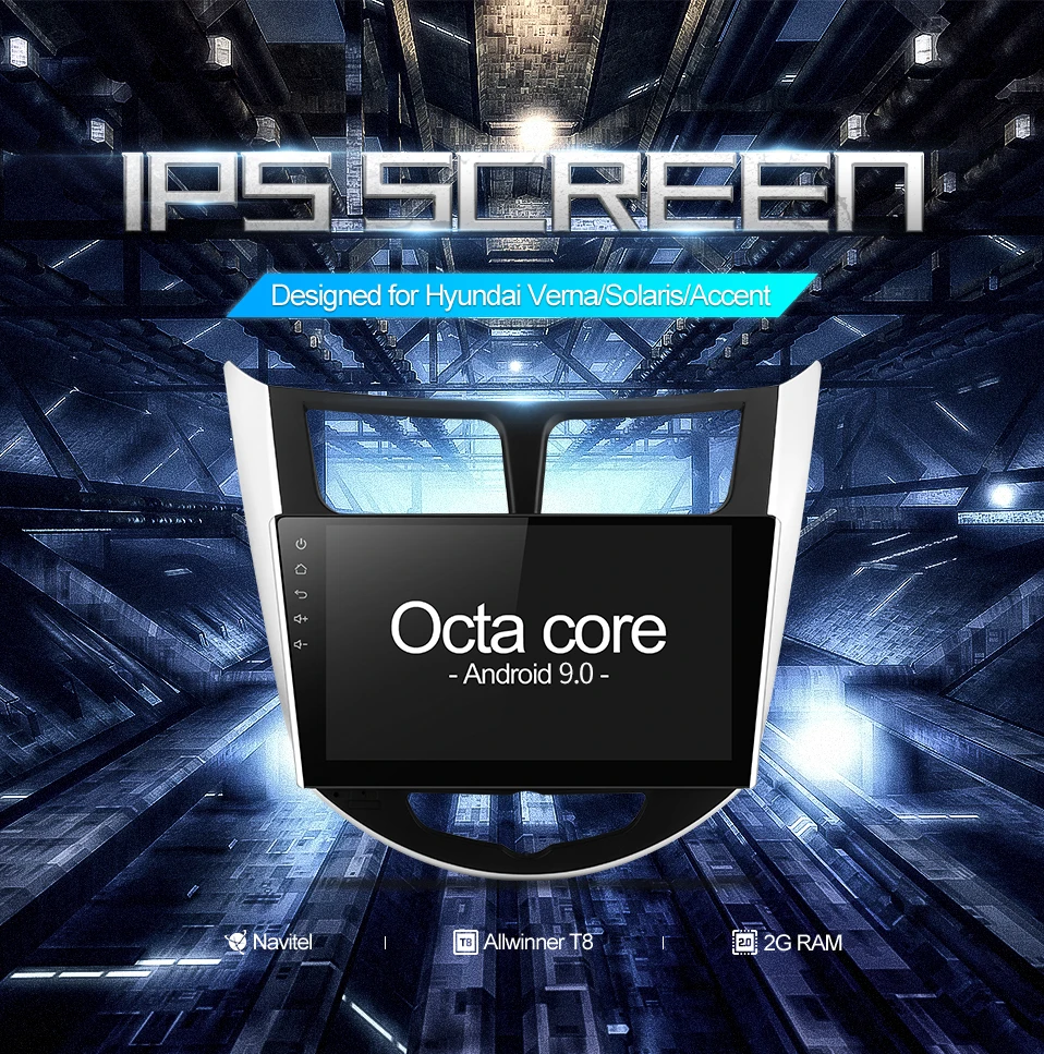 Discount Asottu CRN9060  Android 9.0 Car dvd gps player for Hyundai Solaris Verna Accent car headunit radio player navigation gps car dvd 3