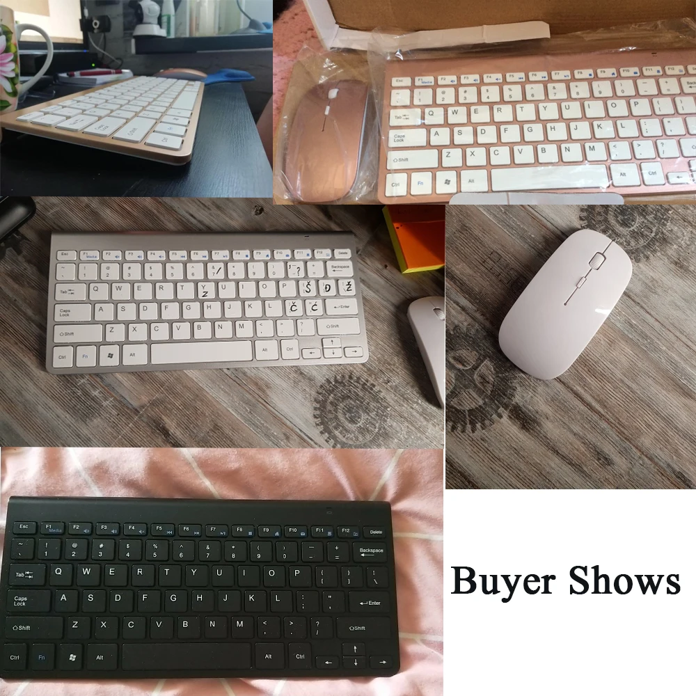Ультратонкая беспроводная клавиатура 2,4G, мышь, комбинированная Бесшумная беспроводная клавиатура и мышь, набор для ноутбука, ноутбука, Mac, настольного ПК, телевизора, офиса