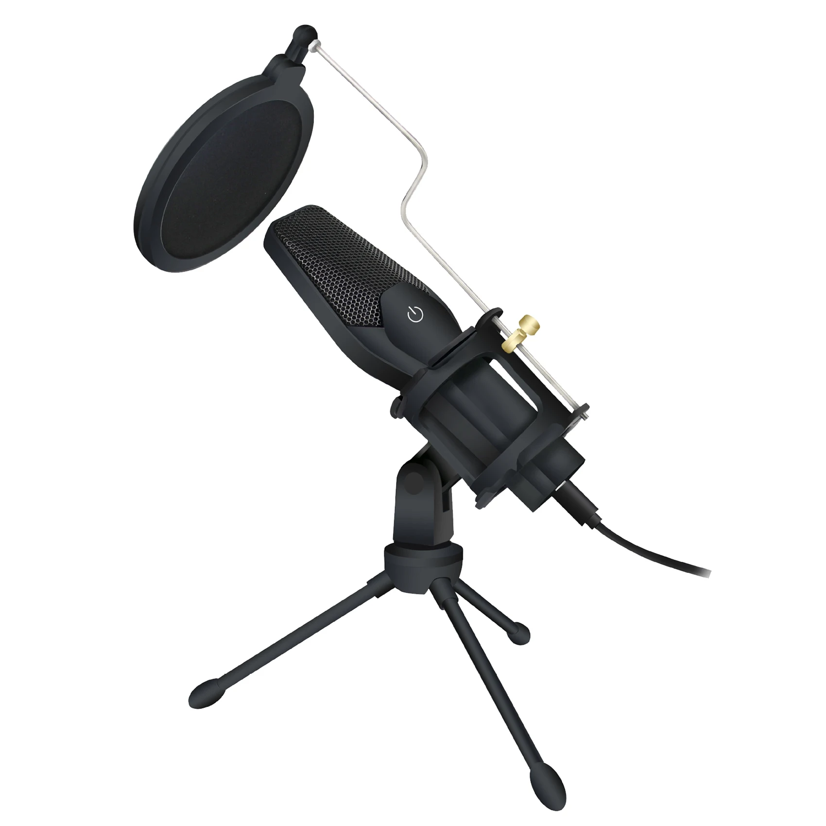 USB Mikrofon PC Mikrofon Mit Shock Mount Blowout Preventer Und Stativ 