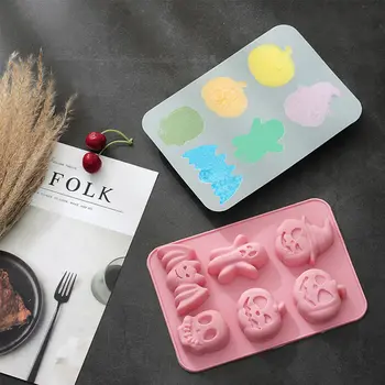 

2 Pcs Halloween Design Baking Cake Dessert Mould DIY Baking Tools
