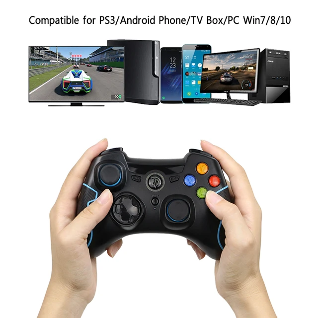 Easysmx-manette De Jeu Sans Fil, Manette De Jeu Pour Ps3, Pc, Windows 7,  10, 11, Android Tv Box, 9013, 2.4g - Controles De Videogame - AliExpress