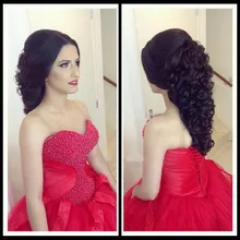 Роскошное красное бальное платье Бальные платья с жемчугом милое платье на заказ бальные платья праздничное платье Vestido De Fiesta