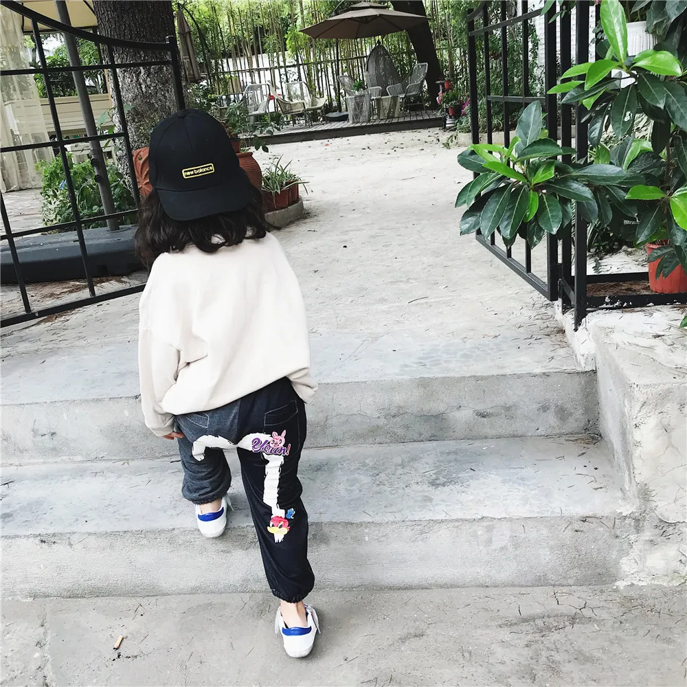 Tonytaobaby/новая осенне-зимняя одежда для мальчиков и девочек, детская одежда мягкие эластичные Короткие Плюшевые джинсы штаны для мальчиков