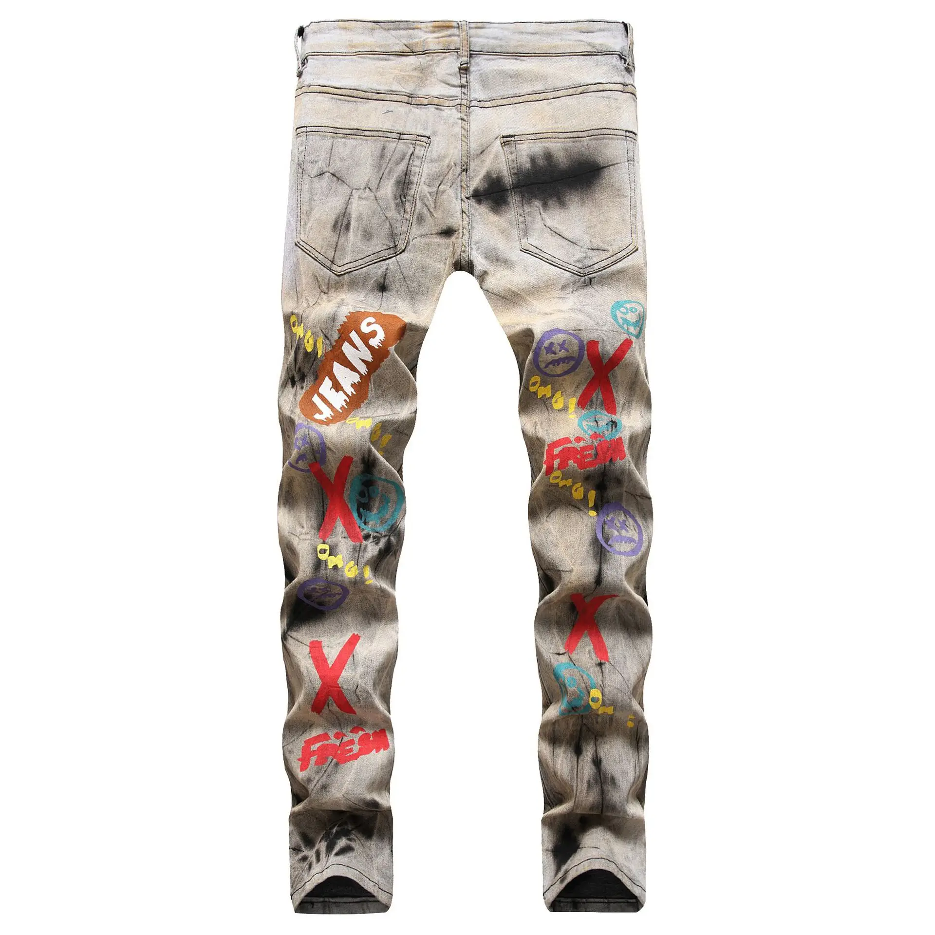 Men’s Tie-Dyed 3D Jeans Men’s Tie-Dyed 3D Jeans