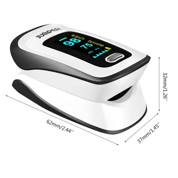 

Finger Pulse Oximeter Blood Oxygen Saturation Monitor Fingertip SpO2 Heart Rate Monitor Meter Dropshipping