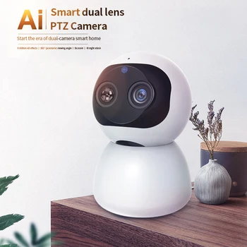 

WiFi 1080P H.265 IR Night Vision Voice Call WiFi Camera Security Surveillance PTZ Dual Len Zoom Wireless IP Camera