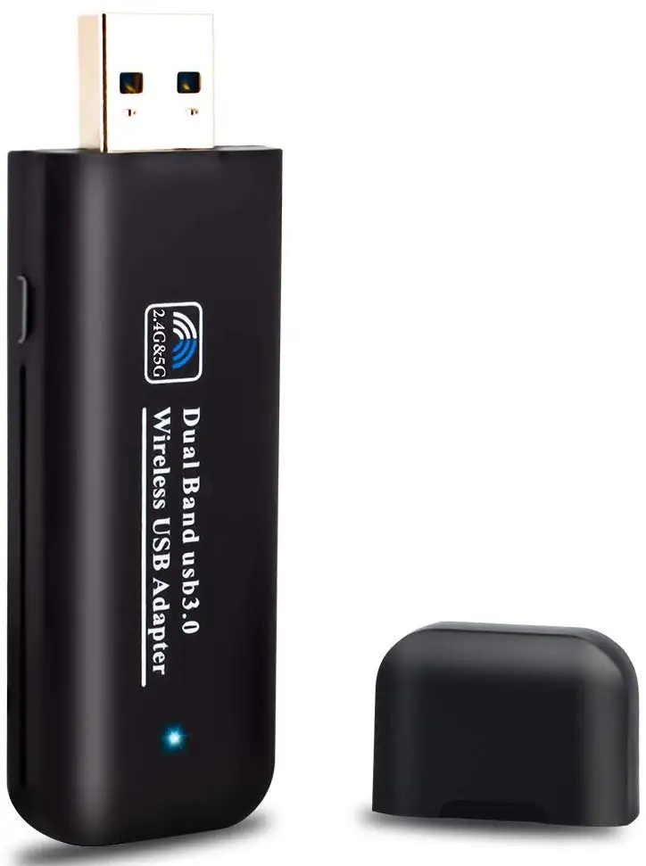ZEXMTE USB Двухдиапазонная сетевая карта 2,4g 300 Мбит/с/5,8g 866 Мбит/с беспроводной 1200 Мбит/с Wifi адаптер для ноутбука или настольного компьютера WIN7/8/XP/Linux