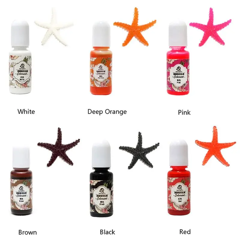 Skup 14 sztuk zestaw żywica UV barwnik pigmentu DIY przezroczysta żywica epoksydowa wysoka przejrzystość tłustej barwnika do rzemiosła podejmowania napełniania