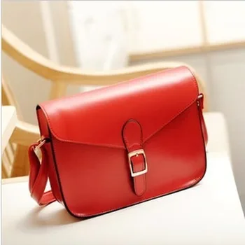 

2020 Ms. Pu Korean Fashion Women's Bag Korean Candy Color British Belt Buckle College Style Retro Bag Shoulder Bag