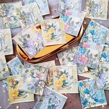 24 шт. винтажные наклейки с иллюстрациями для растений, альбом для скрапбукинга DIY, Дневник для дневников, дневник, счастливые украшения для ежедневника, наклейки