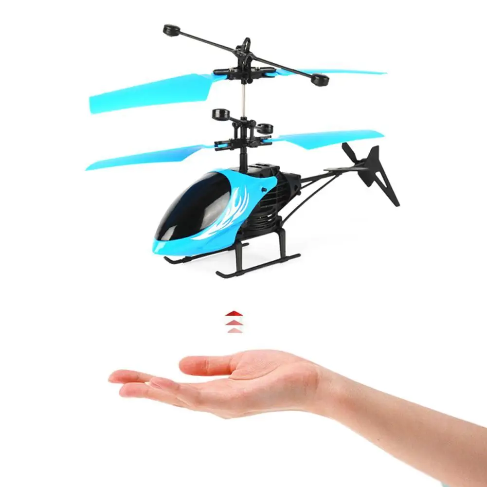 Mini RC Induction Aircraft Flashing Light Toys RC Airplanes Intelligent Hand Induction Remote Control Airplane