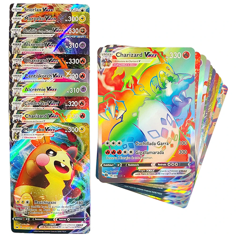 Spanish Pokemon Cards VMAX Cards Charizard Pikachu Spain Pokémon