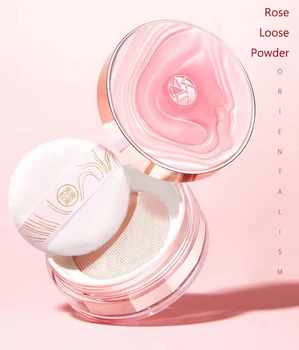 

MEIKING Wilderness Rose Loose Powder Setting Powder Long-lasting and Waterproof Oil Control Makeup Setting Powder Sweat Proof