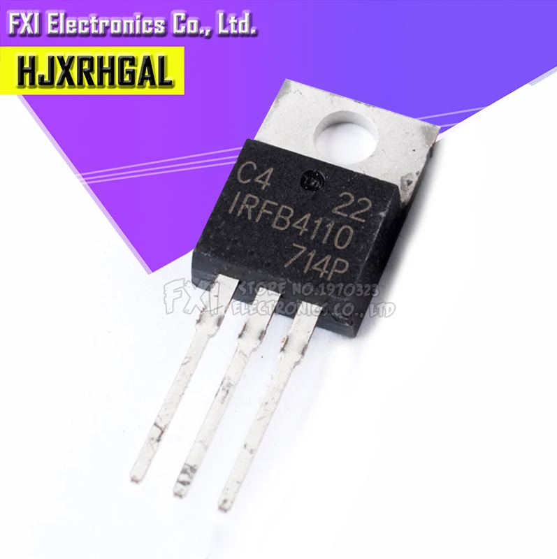 10 шт. транзистор IRFB4110PBF IRFB4110 TO220 B4110 TO-220 МОП полевой | Электронные компоненты и