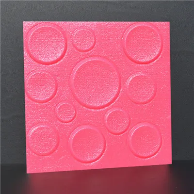 Пенопластовая Наклейка на стену 3d трехмерное украшение для спальни индивидуальная стойка для магазина отеля фоновая декоративная настенная наклейка - Цвет: Красный