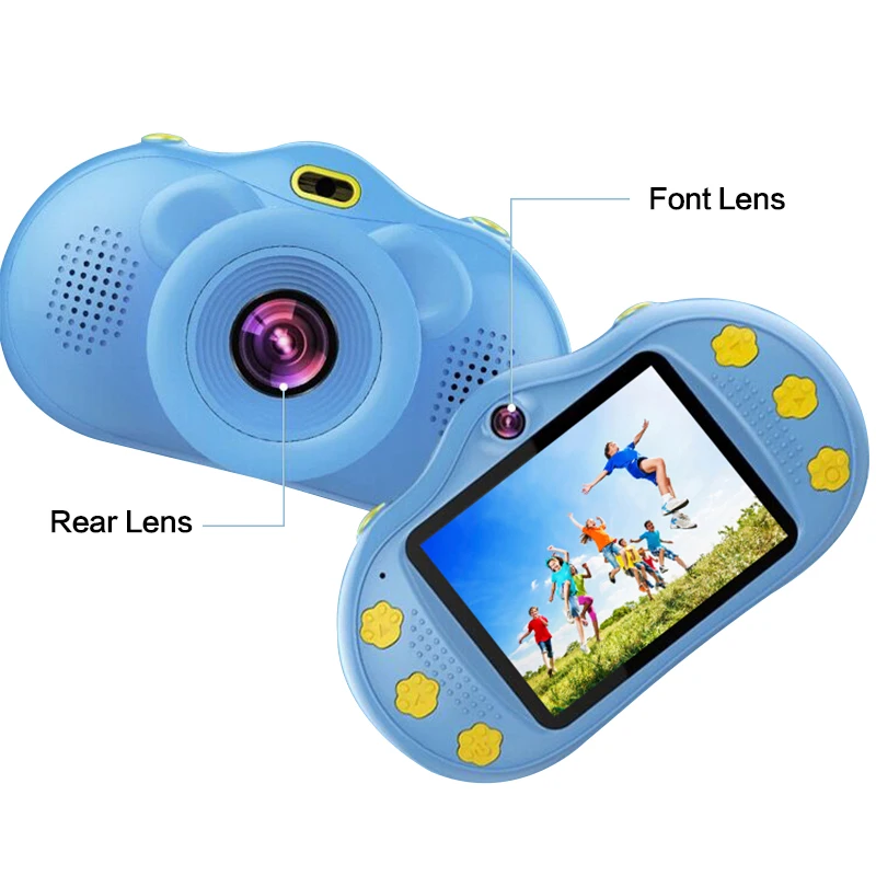 Детская мини-камера 18MP 1080P Цифровая видео запись фото камера 2,4 ''ips Двойной объектив детская камера для детей лучший подарок