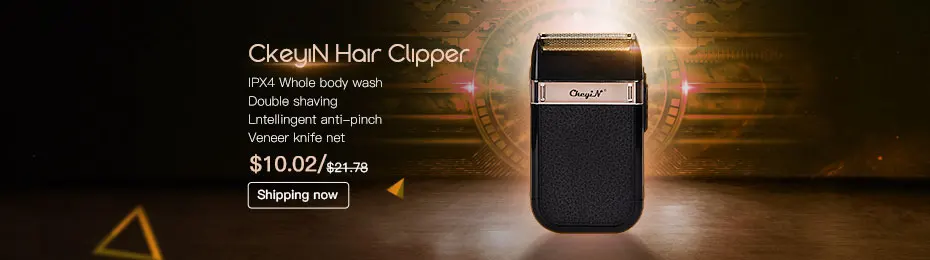 CkeyiN Professional триммер для волос перезаряжаемые салонная машинка для стрижки бороды для мужчин беспроводные стрижка Электрический резка