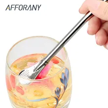 Нержавеющая сталь питьевые соломки, Чай сито шейкер Кофе отфильтрованные ложки бар вечерние поставить Чай питьевой воды фильтр трубки