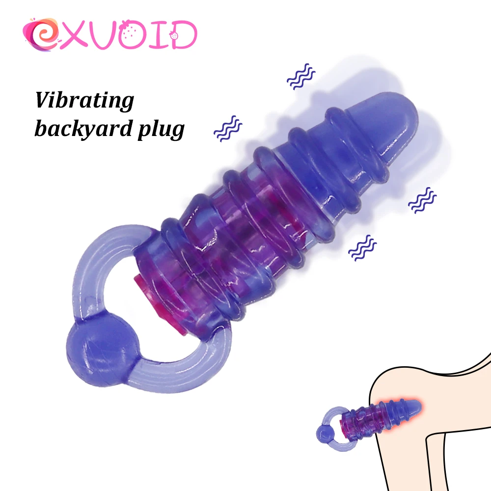 Анальный вибратор EXVOID для массажа простаты гладкие анальные шарики силиконовая