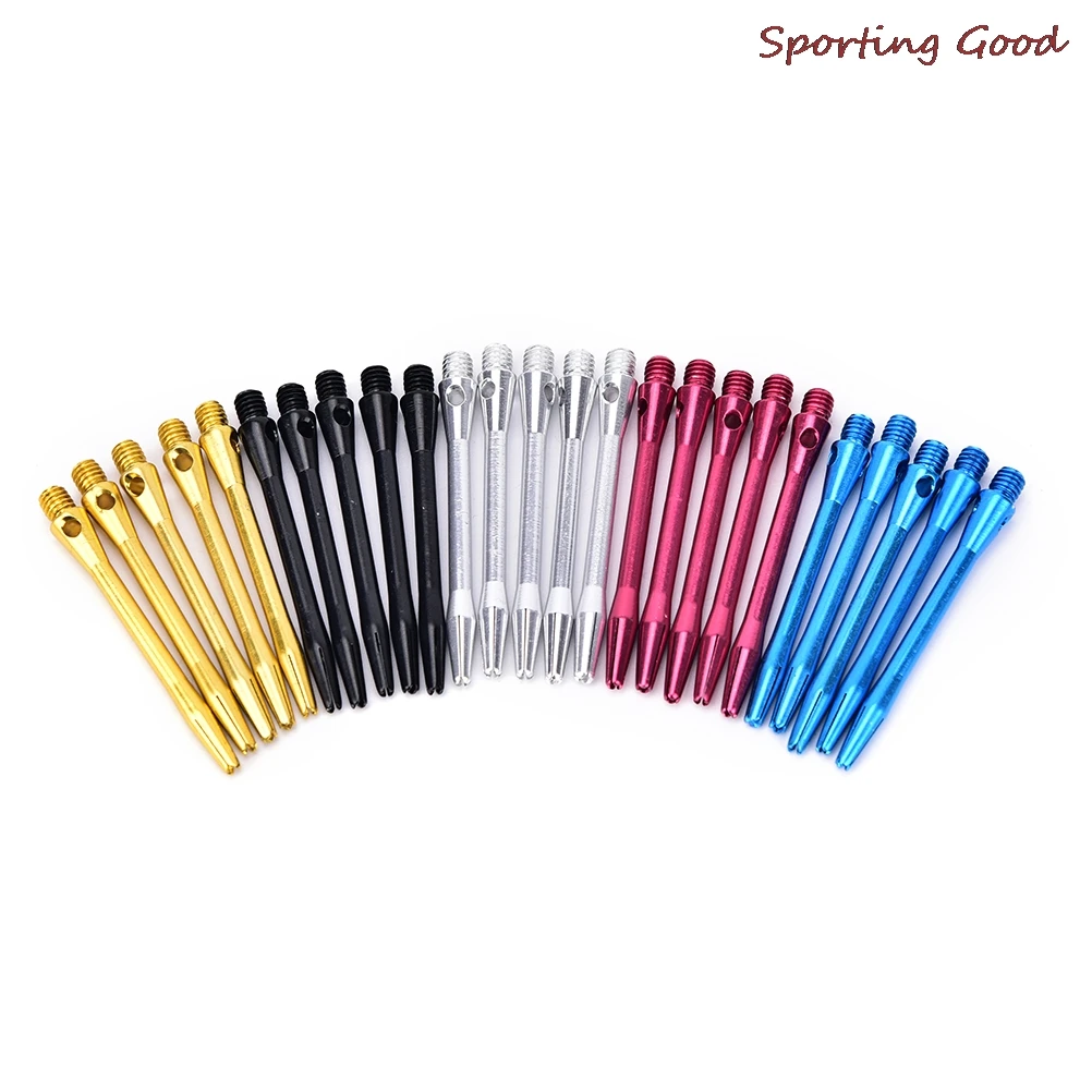 5PCS 알루미늄 다트 샤프트 다트 줄기 던지기 장난감 도매 5 색 드롭 배송