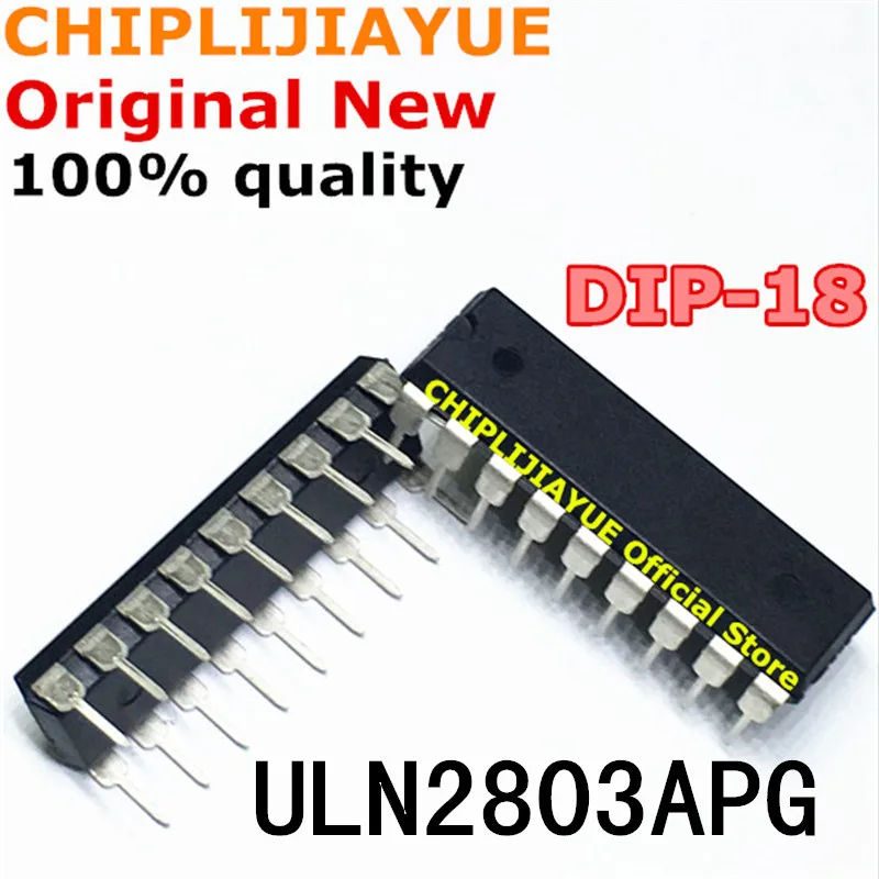 (10 шт) 100% новый ULN2803 ULN2803A ULN2803APG ULN2803AP DIP 18 оригинальный микросхема Чипсет BGA в