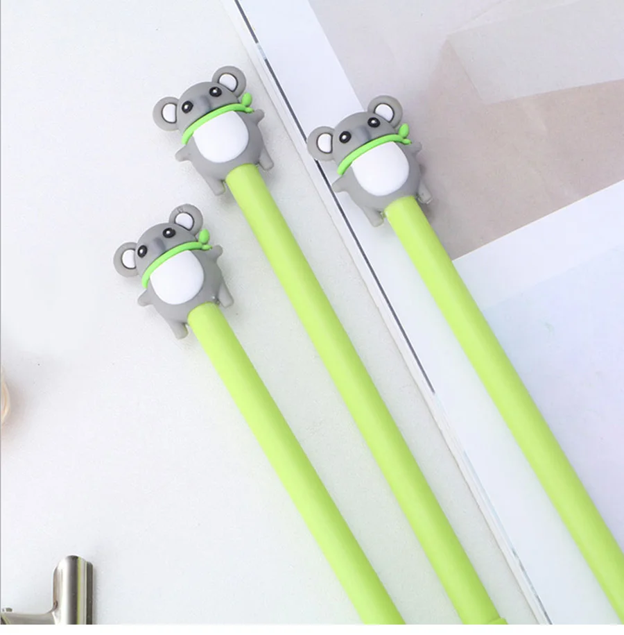 4 pcs/lot Cartoon creative cute Unicorn gel pen kawaii Promotional Gift Stationery pen Escolar Papelaria School Office Supply