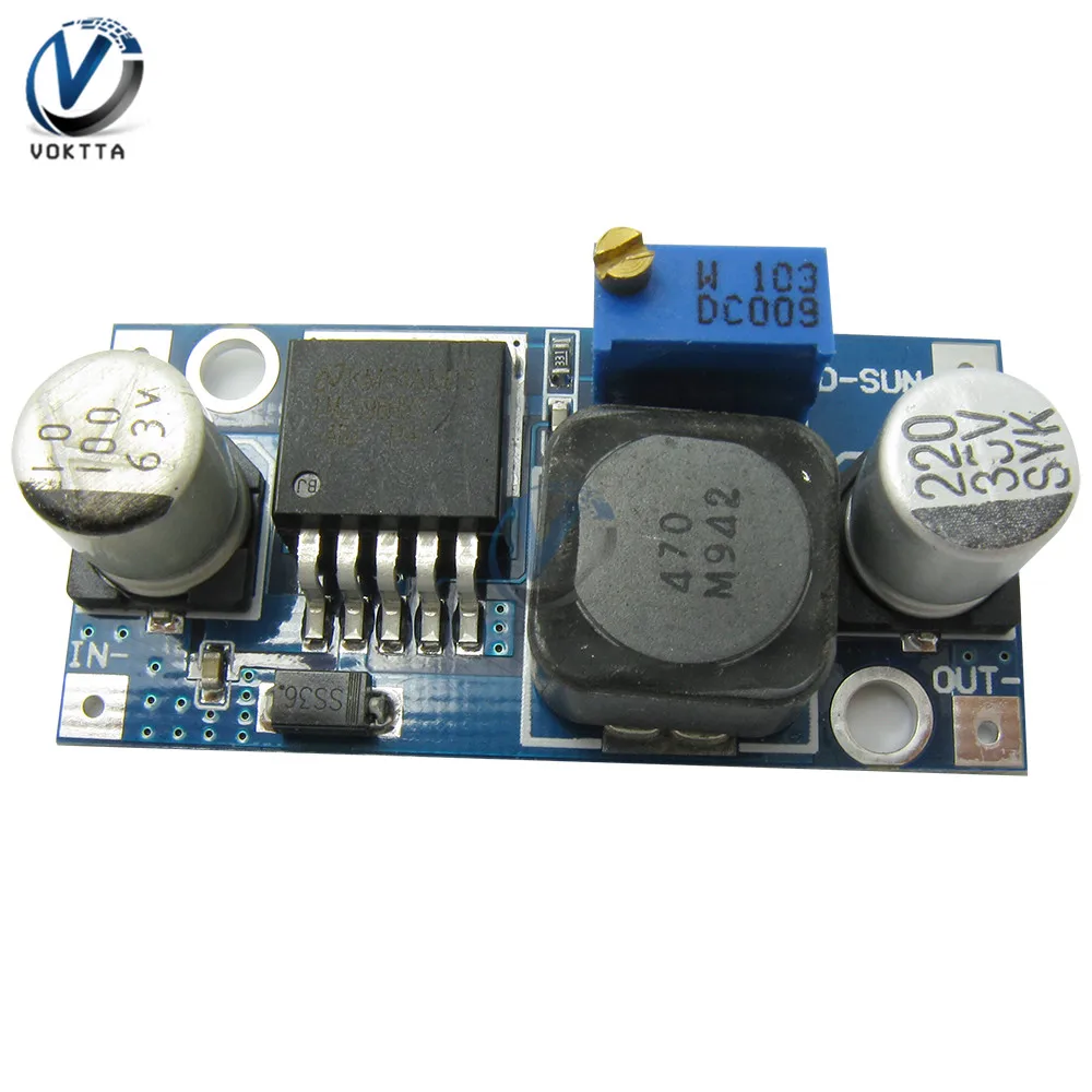 5 шт. Adjustable LM2596HVS LM2596HV Регулируемый понижающий преобразователь питания трансформаторный модуль DIY DC 12V 24V