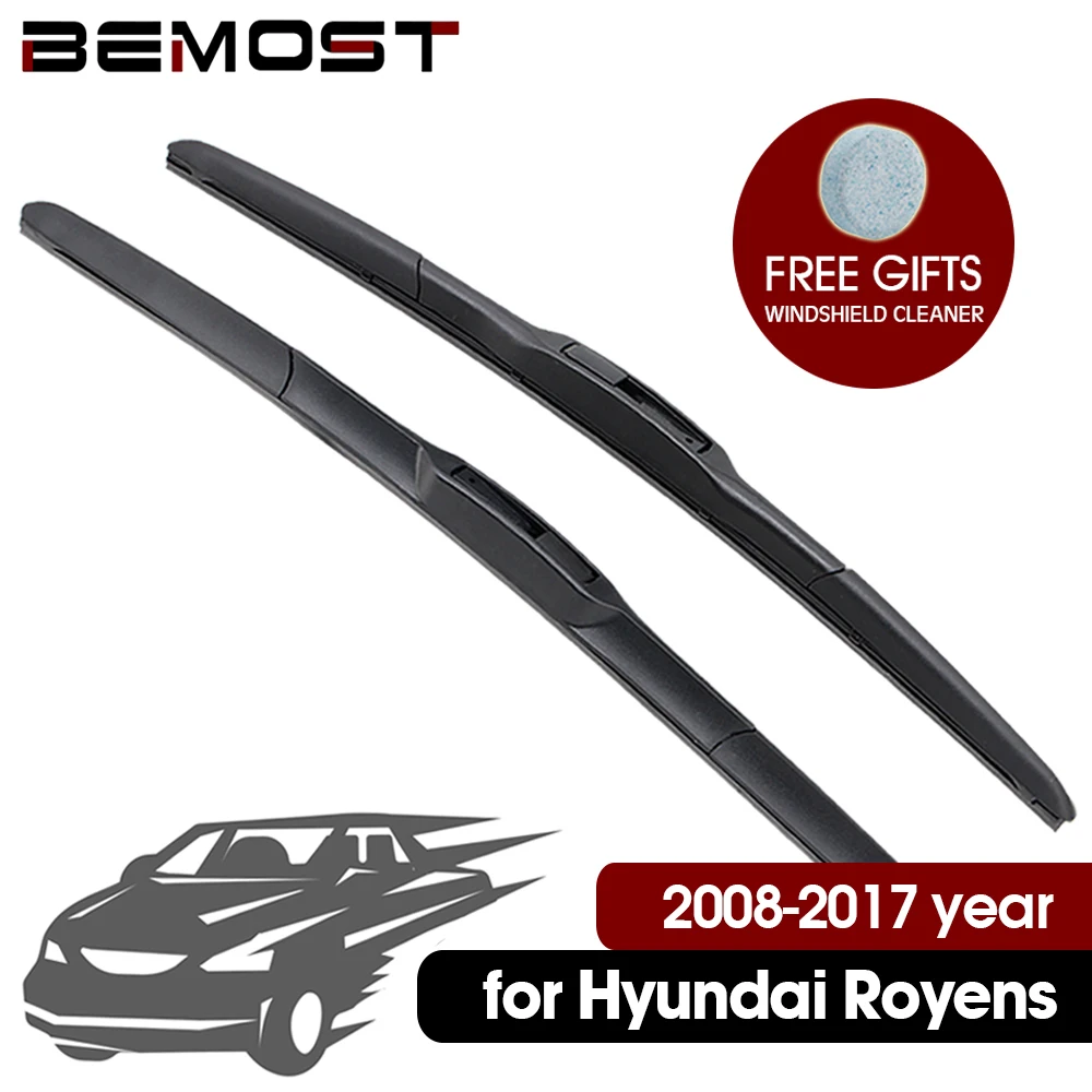 PROD 4000808285258 BEMOST Car Wiper Blades For Hyundai Royens
21+19Model Year 2008 2009 2010 2011 2012 2013 2014 2015 2016 2017 Fit U
Hook Arm
