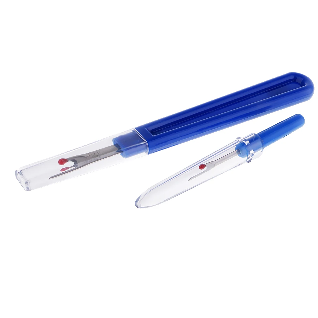 2pcs 6/13cm Blue Seam Ripper Sewing Tool Stitch Thread Unpicker Hole Cutter Thread Handle Unpicker Cutter Opening Seams Hems