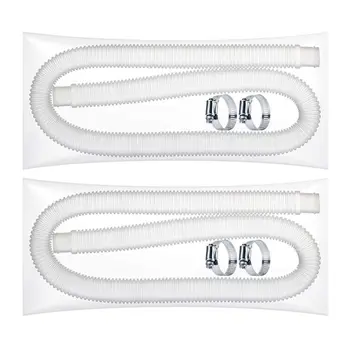 

Universal Swimming Pool Replacement Hose with Clamps Cleaner Pipe Accessories 449C