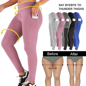 

Women Yoga Pants With Pockets High Waist Tummy Control Sports Running Gym Leggings Push Up Leggins Energy Sport Trousers