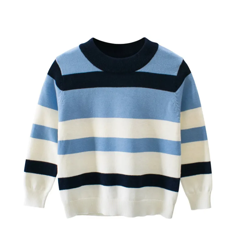

Boys Casual Sweater Children Long-sleeve Pullovers Winter Baby Boys Sweater Kids Clothes Toddler Boy stripedTops