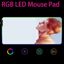 

Anime 19 Days RGB Mouse Pad Gaming Computer LOL Mousepad Keyboard Backlit LED Gamer Republic of Gamers Carpet 900x400 Desk Mat